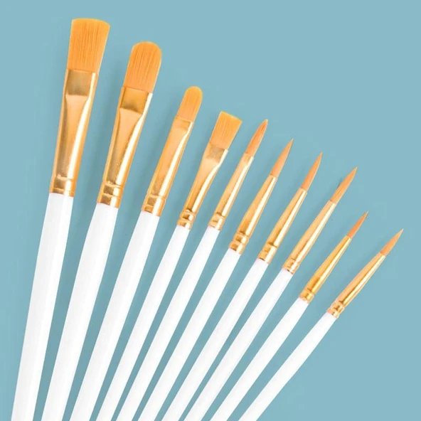 Naylon Fırça Seti - Mavi - 4