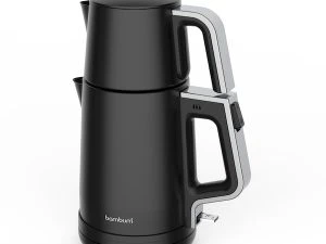 Force - Çelik Demlikli Çay Makinesi Siyah - 2