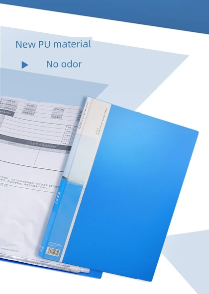 PVC Ödül Koleksiyonu Kitap Klasörü - Klasik Mavi - 30 Sayfa - 6