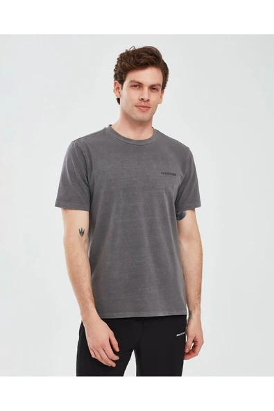 Organic Coll. M Short Sleeve  T-Shirt Erkek Antrasit Tshirt S241166-003