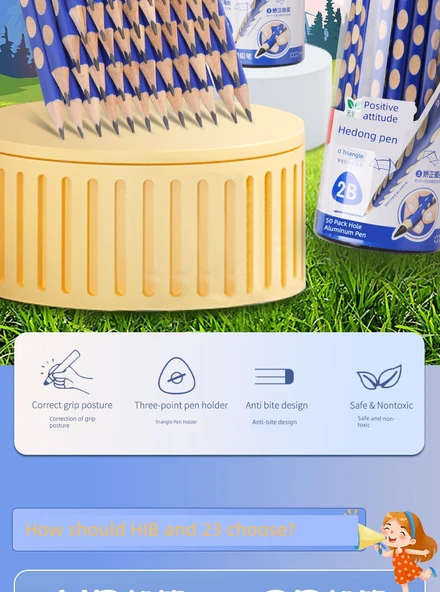 Kahverengi Kalem Seti - Pudra Çubuğu HB - 12 Kalem - El Kalemtraşı ve 5 Silgi ile - Resim 7