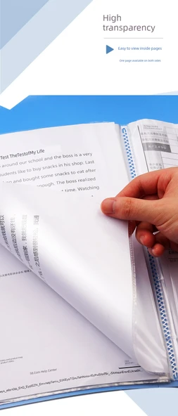 PVC Ödül Koleksiyonu Kitap Klasörü - Klasik Mavi - 60 Sayfa - 11