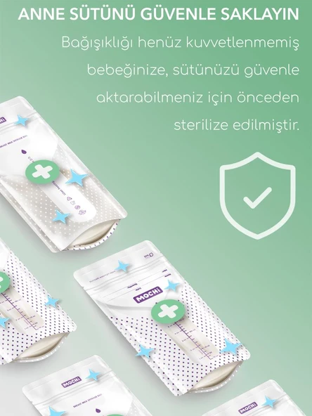 Mochi Anne Sütü Saklama Poşeti 120 Adet - 2