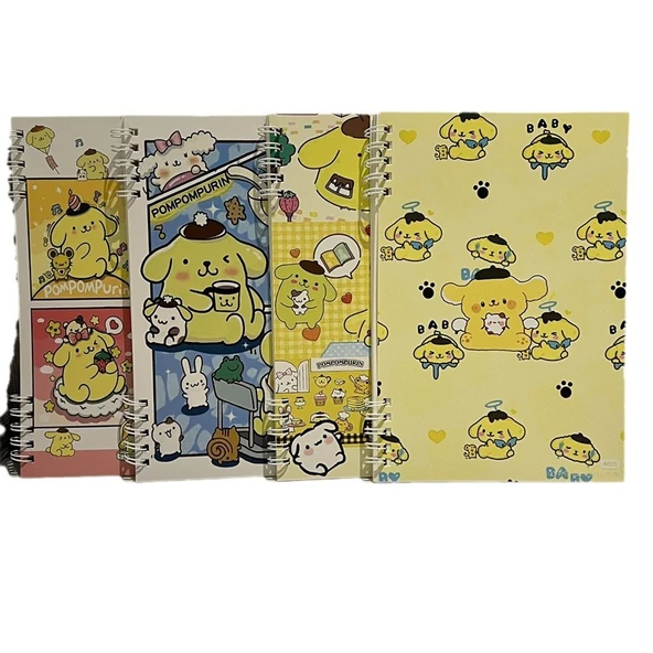 Sevimli Pom Pom Purin A5 Spiral Defter - Tek Karışık Saç - 6