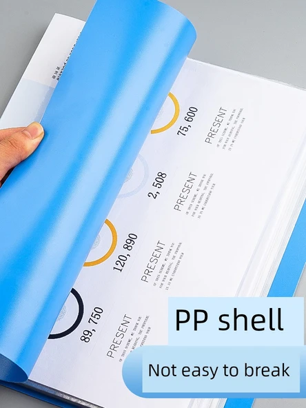 PVC Ödül Koleksiyonu Kitap Klasörü - Klasik Mavi - 30 Sayfa - 3