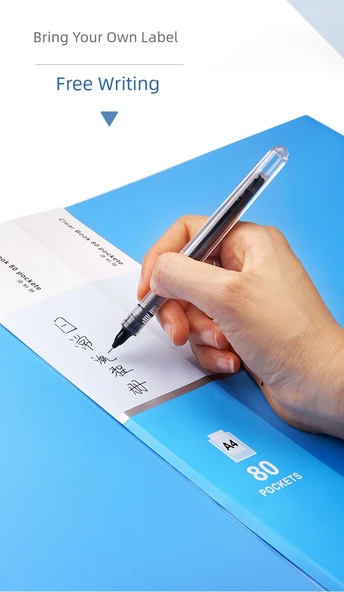 PVC Ödül Koleksiyonu Kitap Klasörü - Klasik Mavi - 30 Sayfa - 12