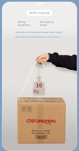 Ultra Şeffaf Paketleme Bandı - 48mm x 40y - Tekli Paket - 11
