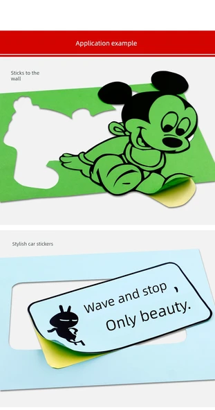 A4 Flüoresan Turuncu Yapışkan Etiket Kağıdı - 50 Sayfa - Resim 12