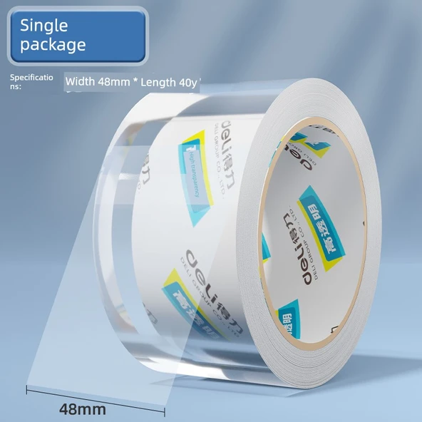 Ultra Şeffaf Paketleme Bandı - 48mm x 40y - Tekli Paket