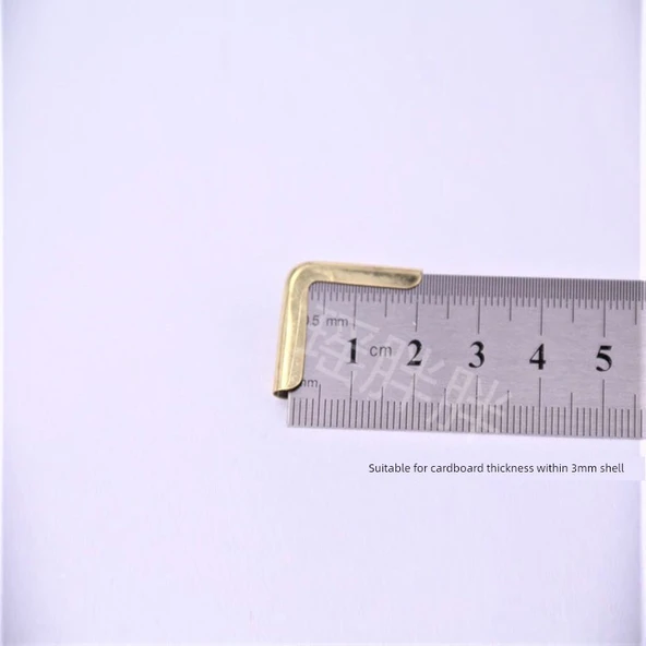Metal Köşe Koruyucu - 2.0cm Yuvarlak Altın