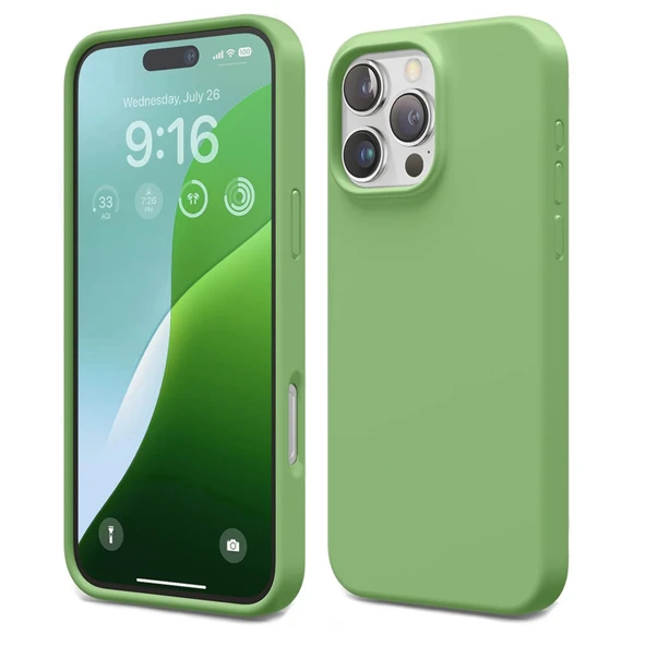 iPhone 16 Pro Kılıf Nano Lansman Silikon Kapak - Resim 12