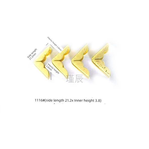 Metal Köşe Koruyucu - 2.0cm Altın Desenli