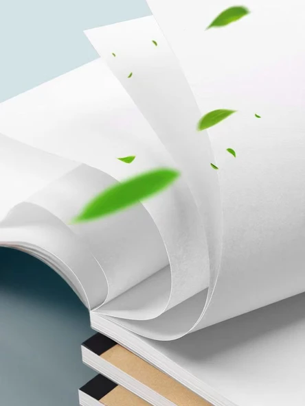 Kalın Bej Matematik Beyaz Kağıt Boş Not Defteri - Kule Klasik - 20-[800] - Resim 4