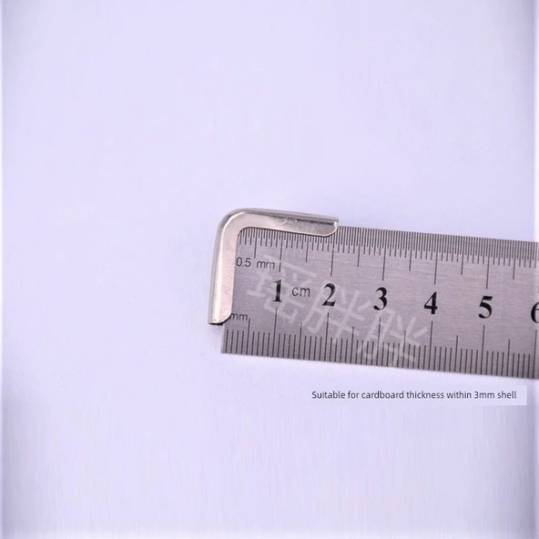 Metal Köşe Koruyucu - 2.0cm Yuvarlak Beyaz-1
