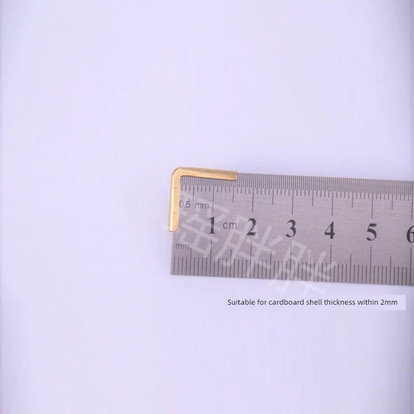 Metal Köşe Koruyucu - 1.5cm Yuvarlak Altın