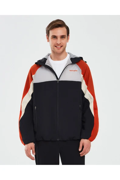 Outerwear M Hooded Jacket Erkek Siyah Mont S241052-001