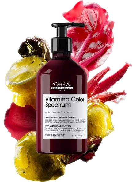 LOREAL Serie Expert Vitamino Color Spectrum Boyalı Saçlar İçin Solma Karşıtı Şampuan 500 ml - 2