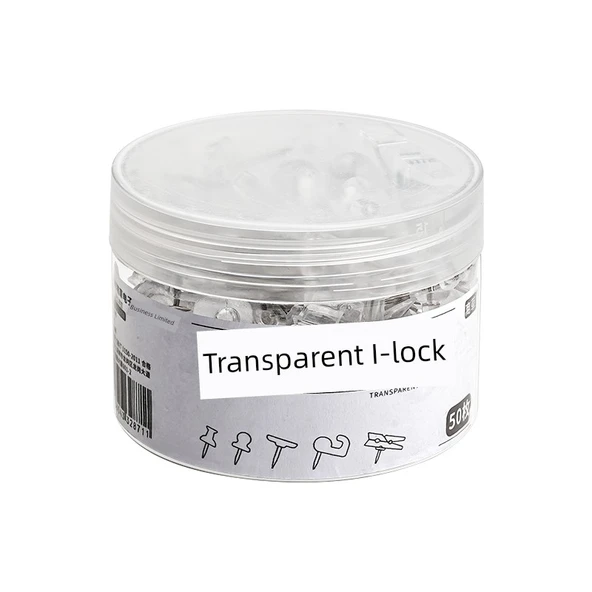 Şeffaf İtme İğneleri - Şeffaf I-İğneler/1 Fıçı 200 Adet - Resim 5