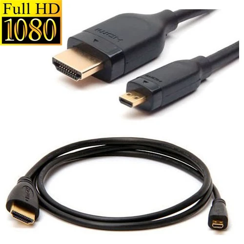 S-link SLX-915 Micro HDMI to HDMI Kablo, 1 Metre 1080P FullHD Micro Kablo - 3