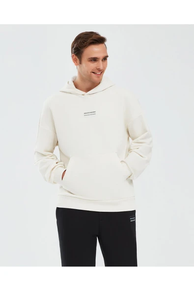 Essential M Hoodie Sweatshirt Erkek Beyaz Sweatshirt S232232-102