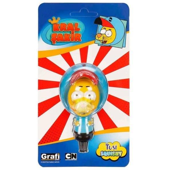 Tusi Squishy Köpük Kral Şakir Figürü 13 CM