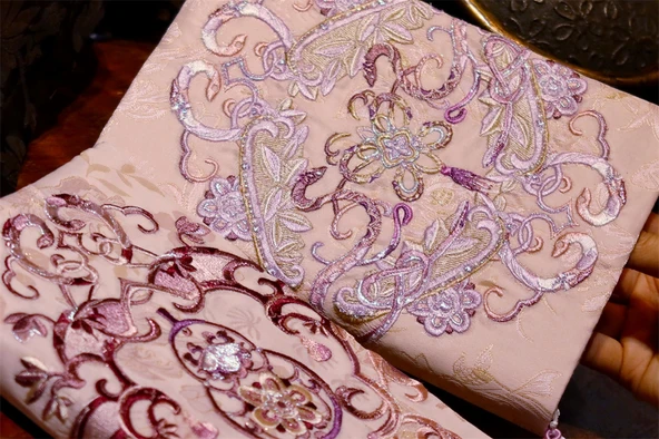 El Yapımı Nakışlı Defter A5 - Spirit Pearl Büyülü Yılan - Çok Fonksiyonlu Sayfa - 10
