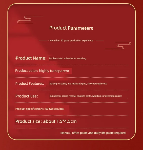 Düğün Odası Dekorasyonu İz Bırakmayan Yapışkan Bant - Smooth Sailing 1 Kutuda 60 Parça - Resim 9