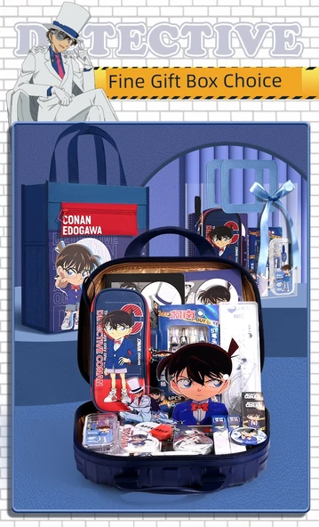 Dedektif Conan Kırtasiye Seti - Hediye Çantası - Yükseltilmiş - Resim 7