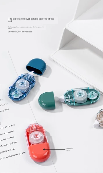 Düzeltme Bandı - 4 Paket Kombinasyon Renk - 24 m Toplam - 12