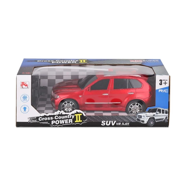 8578-1A Kumandalı Şarjlı Işıklı Cross Country Power II -Limon Oyuncak