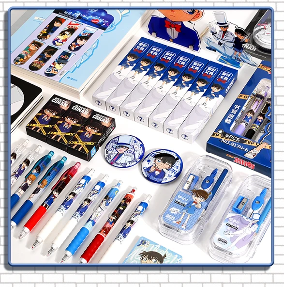 Dedektif Conan Kırtasiye Seti - Hediye Çantası - Yükseltilmiş - Resim 9