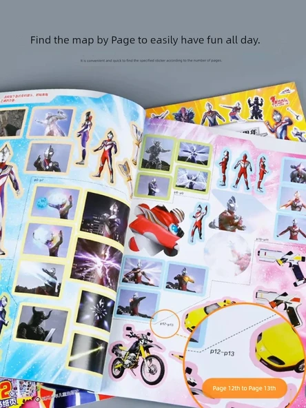 Ultraman 25. Yıl Dönümü Sticker Seti - 2'li (Degas + Dana) - Resim 2