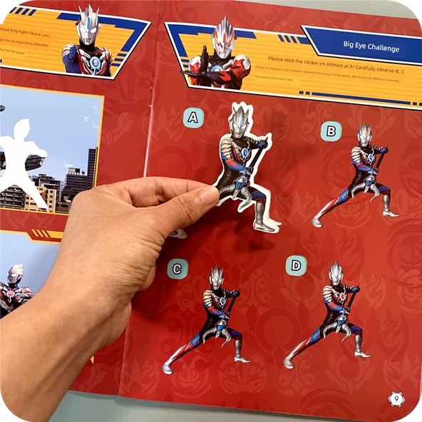 Ultraman Çıkartmalar Tam Koleksiyon - Bulmaca Çıkartmaları - 2