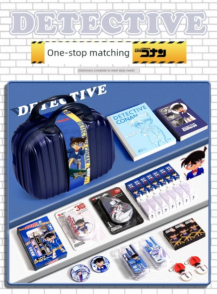 Dedektif Conan Kırtasiye Seti - Hediye Çantası - Yükseltilmiş - Resim 8