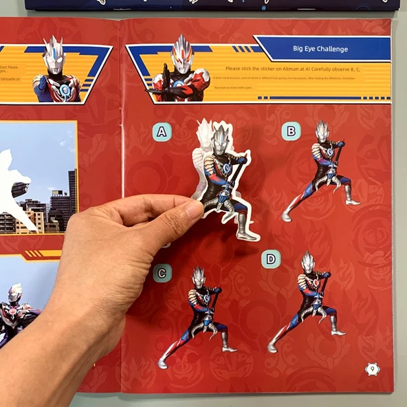 Ultraman 25. Yıl Dönümü Çıkartma Koleksiyonu - Gaia Altman - 9