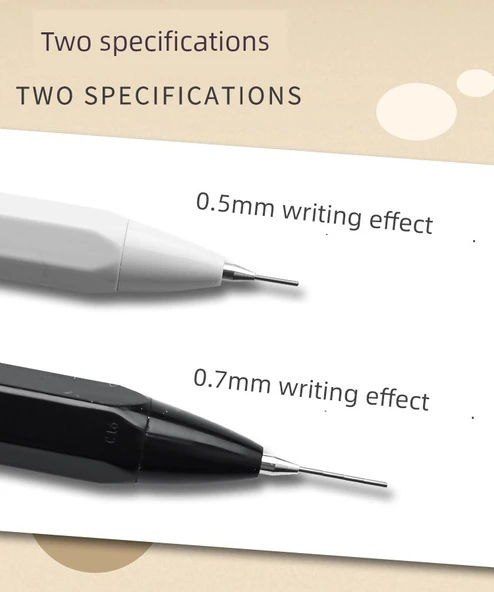 HB Mekanik Kalem - 0.5mm - B Sertlik - 1 Kalem - 100 Kurşun Ucu - 11