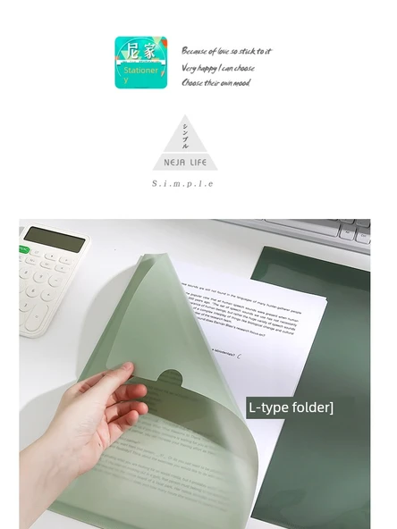 A4 Kağıt Depolama Klipsi - Gradyan Mor - Kalınlaştırılmış 20 Paket - Resim 8