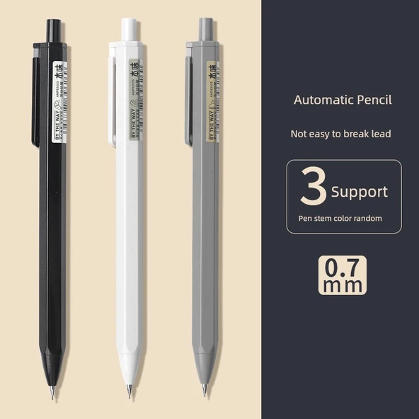 HB Mekanik Kalem - 0.7mm - B Sertlik - 3 Kalem