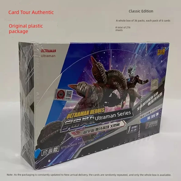 Ultraman Kart Koleksiyonu - Klasik Sürüm 20 Paket 120 + Kart Kitabı