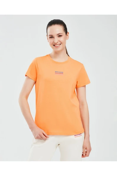 Essential W Short Sleeve T-shirt Kadın Açık Turuncu Tshirt S241006-823