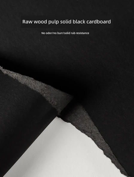 A3 Siyah Karton - 50 Yaprak - Kalın 230g - Resim 10