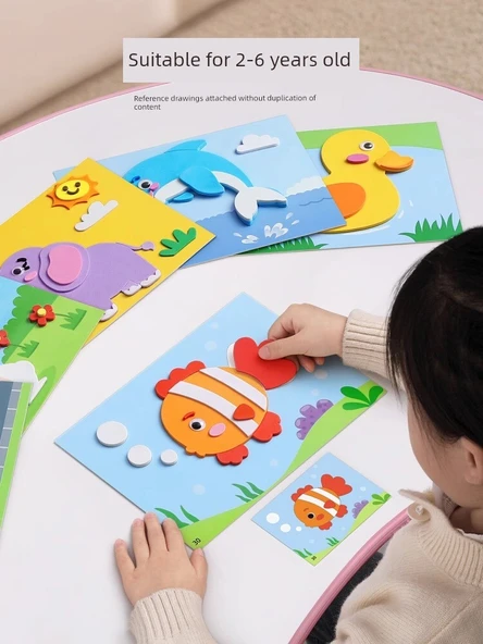 3D Çocuk Çıkartmaları - Hayvan, Prenses, Okyanus, Orman ve Trafik (60 parça) - 2