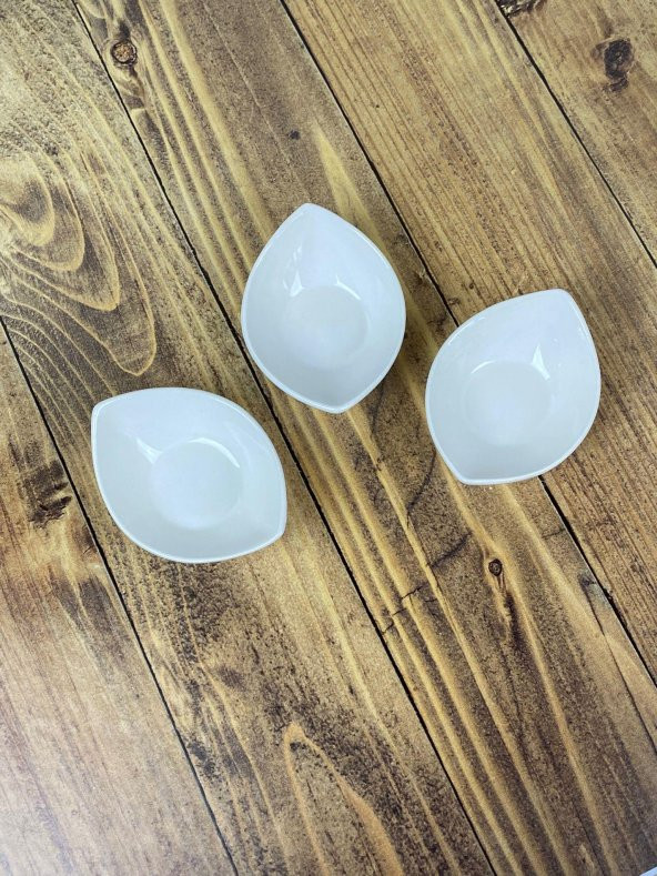 Hometarz 3 lü Seramik Çerezlik Sosluk Kahvaltılık Set - 4