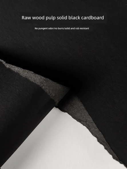 A3 Siyah Karton - 50 Yaprak - Kalın 230g - Resim 5