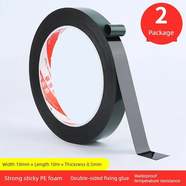 Çerçevesiz LCD Ekran İki Taraflı Bant - 0.5mm Kalınlık 10mm Genişlik x 10m Uzunluk (2 Rulo)