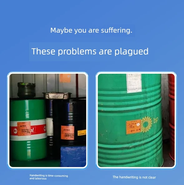 Tehlikeli Atık Etiketi - 10x10cm - 100 Etiket - İkonsuz - Resim 7