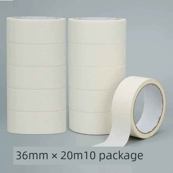 Sanat Kağıdı Bant - 3.6cm - 10 Rulo - 20 m/Rulo