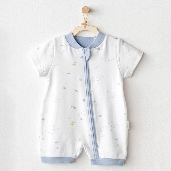 Lenaca Andywawa Ac25605 Ocean İs My Happy Place Bebek Tulum White ürün görseli 1