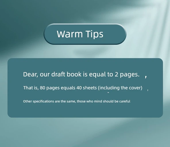 Kalem Defteri - 6 Bölmeli - Kalınlaştırılmış - 2 Paket (200 sayfa toplam) - Resim 7