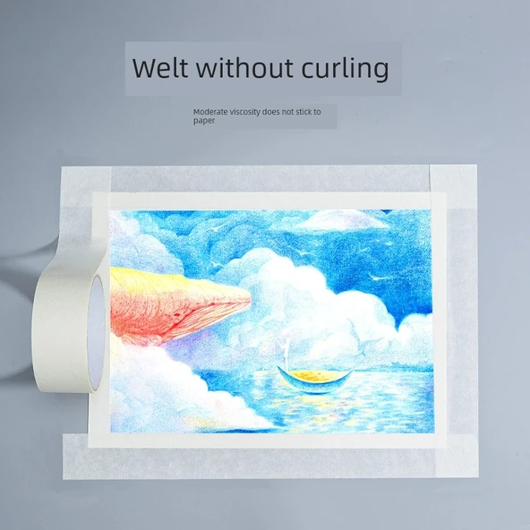 Sanat Kağıdı Bant - 1.0cm - 10 Rulo - 20 m/Rulo - Resim 4